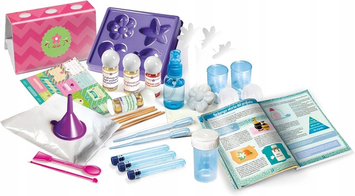 LABORATORIUM PERFUM ZAPACHÓW DIY ZESTAW NAUKA ZABAWA DLA DZIECI CLEMENTONI