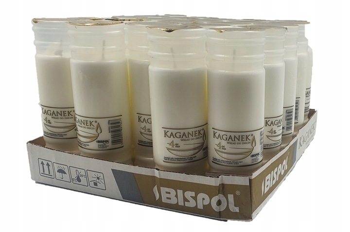 WKŁADY DO ZNICZY BISPOL KAGANEK 4D (24szt)