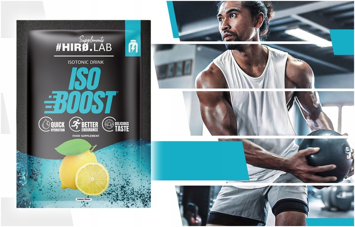 IZOTONIK ISO KONCENTRAT NAWODNIENIE ELEKTROLITY cytryna 25x 25 g box zestaw