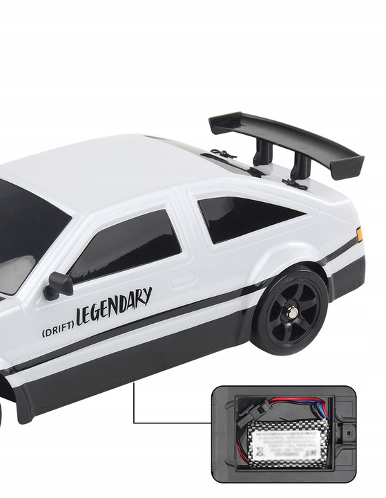 Samochód zdalnie sterowany Duży RC Na Pilot Auto Do Driftu 4x4 Led Dym