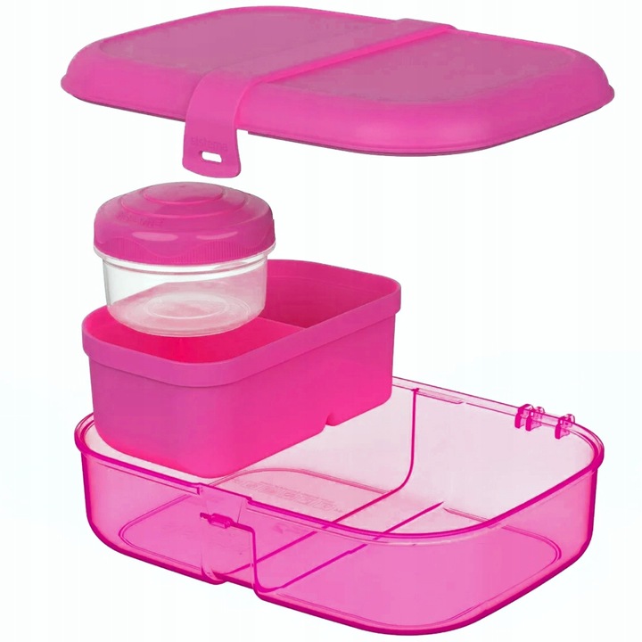 Śniadaniówka lunchbox sistema z przegródkami pojemnik śniadaniowy 1100ml