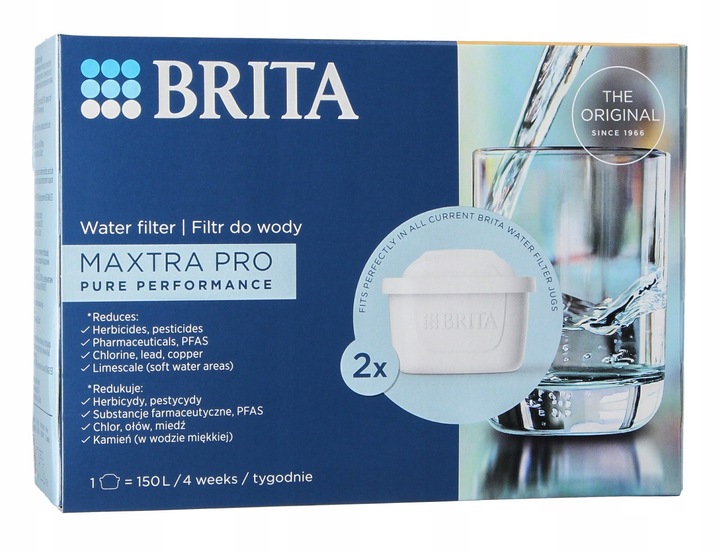 Filtr wody wkład do dzbanka Brita Maxtra PRO Pure Performance 2 szt.
