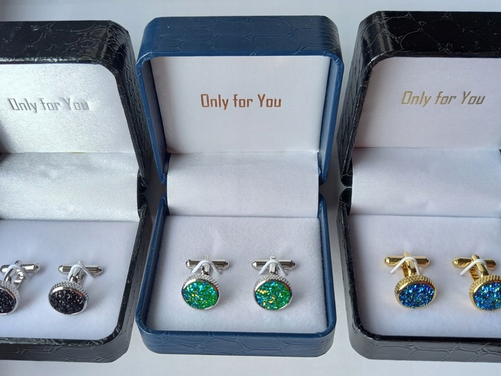 Srebrne spinki do mankietów Paragrafy dla Prawnika Sędziego Adwokata +Etui