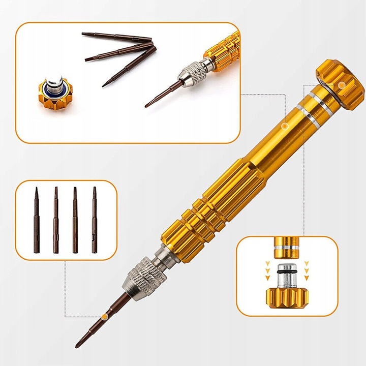 ZESTAW ZEGARMISTRZOWSKI NARZĘDZIA KLUCZ ETUI DO NAPRAWY ZEGARKÓW 162EL
