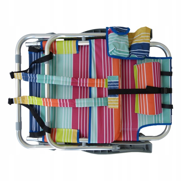 leżak MULTICOLOR plażowy, ALUMINIUM, ogrodowy.