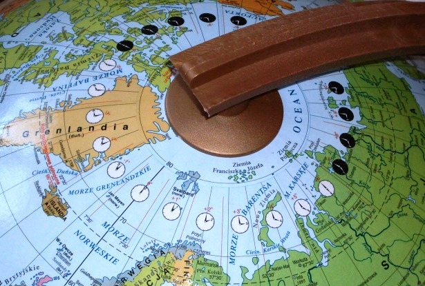 GLOBUS 320 podwójna mapa POL+FIZ drewno NA PREZENT APLIKACJA jakość polski