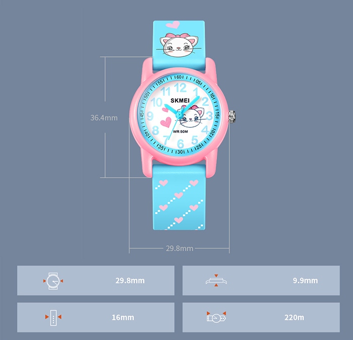 Zegarek dziecięcy SKMEI analogowy wiele wzorów