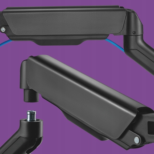 Funkcjonalne Ścienne sprężynowe ramię na dwa monitory SPA-WG112 regulowany