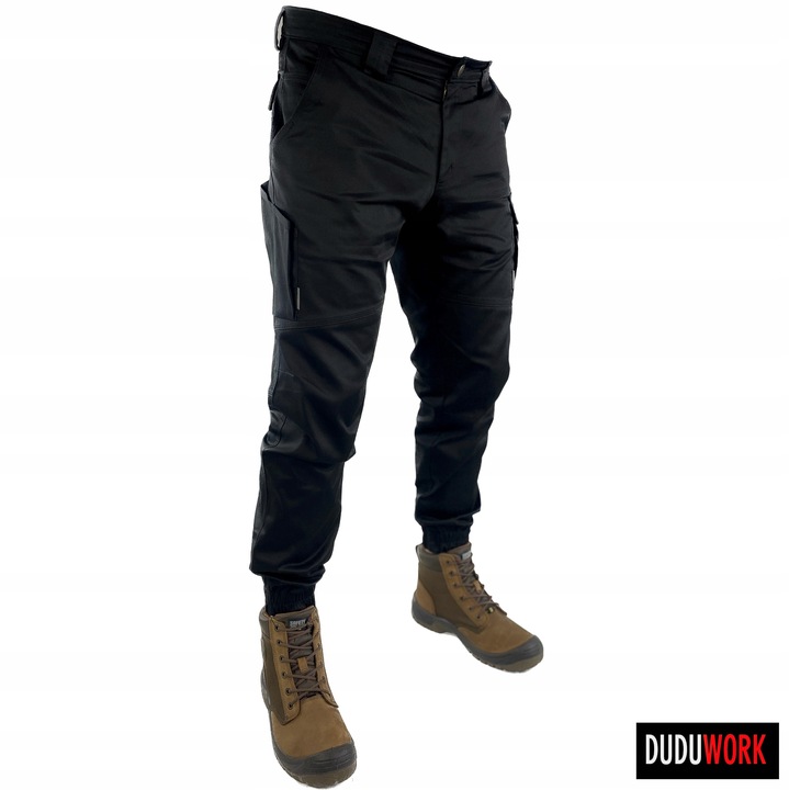 Joggery ROBOCZE BHP DuduWork Czarne Elastyczne 44
