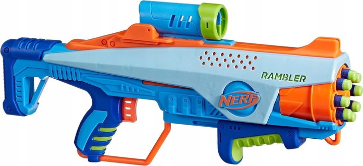 PISTOLET SNAJPERKA NERF ELITE JUNIOR + 32 STRZAŁEK + CELE NA 4 5 6 LAT
