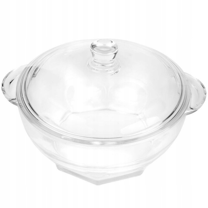 Waza przezroczysta z pokrywką Granity 2,5 l LUMINA