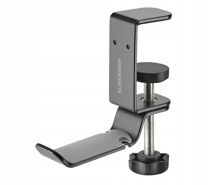 Silver Monkey Uchwyt na słuchawki do biurka HM200