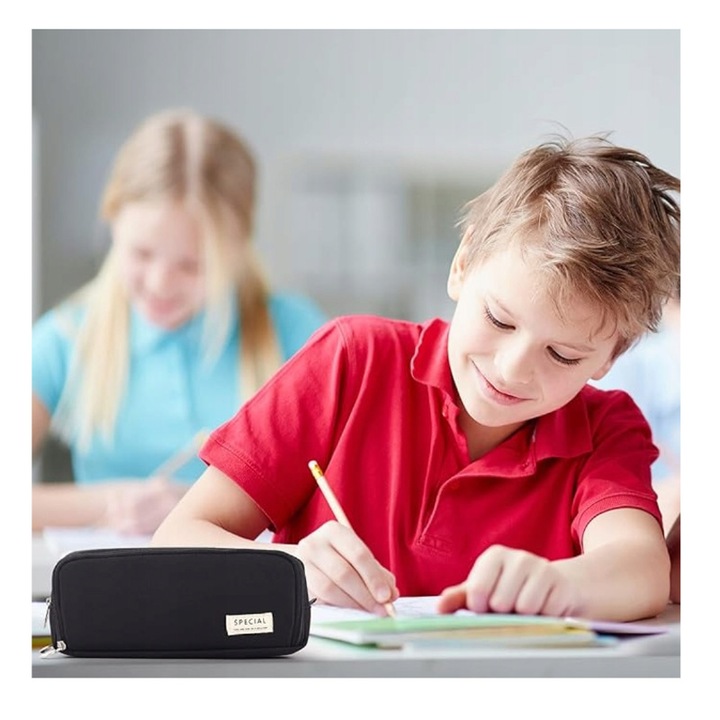 PLECAK SZKOLNY DLA DZIEWCZYNKI DUŻY A4 MODNY TORNISTER MŁODZIEŻOWY CZARNY