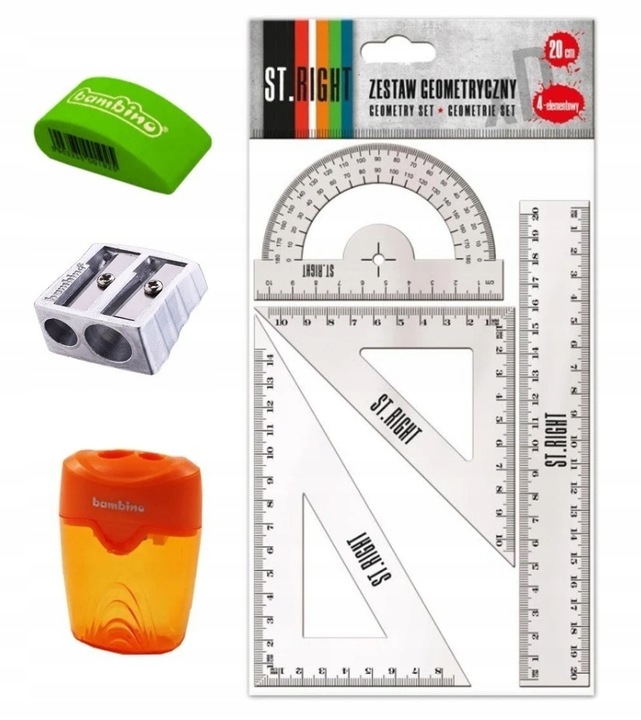 BAMBINO Wyprawka Szkolna zestaw plastyczny 22el