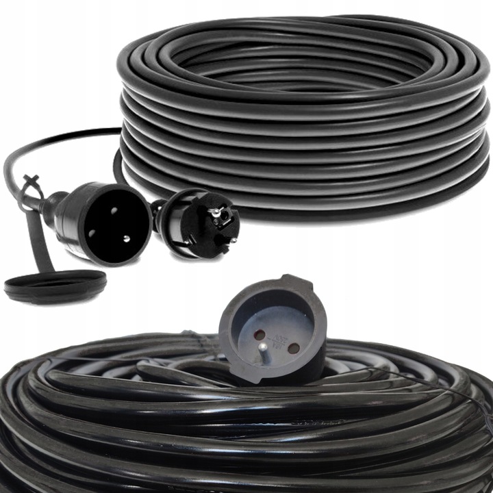 PRZEDŁUŻACZ BUDOWLANY OGRODOWY 3 x 2,5mm 30m GRUBY