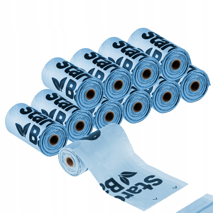 Woreczki na psie odchody kupy KOMPOSTOWALNE 165x