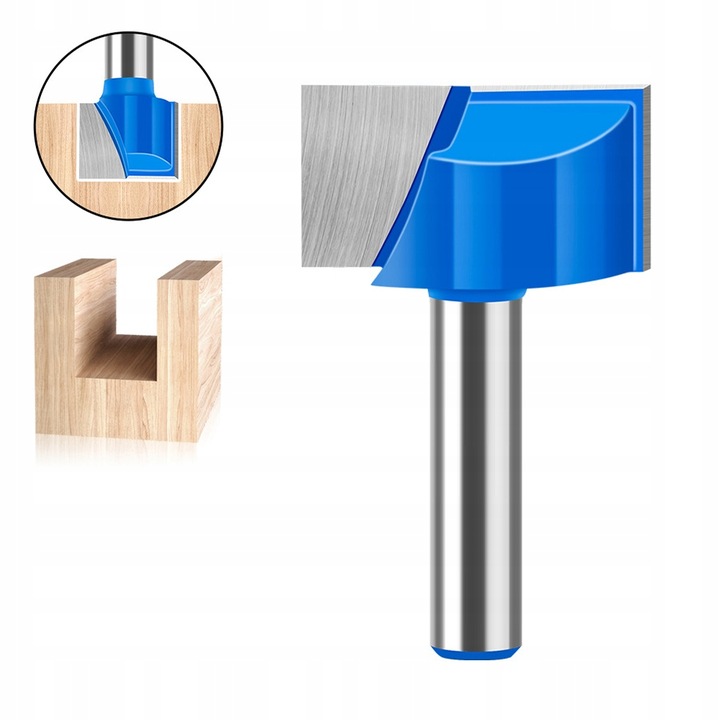 Frez do drewna planowania 30mm 16mm chwyt 8mm węgl