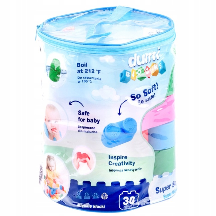 DUMEL DUŻE SUPER MIĘKKIE KLOCKI DUMI BLOCKS
