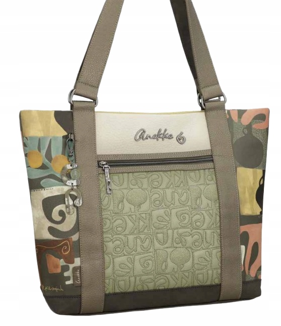 Anekke duża torebka do ręki na ramię Brelok torebki Muse Amphora shopperka