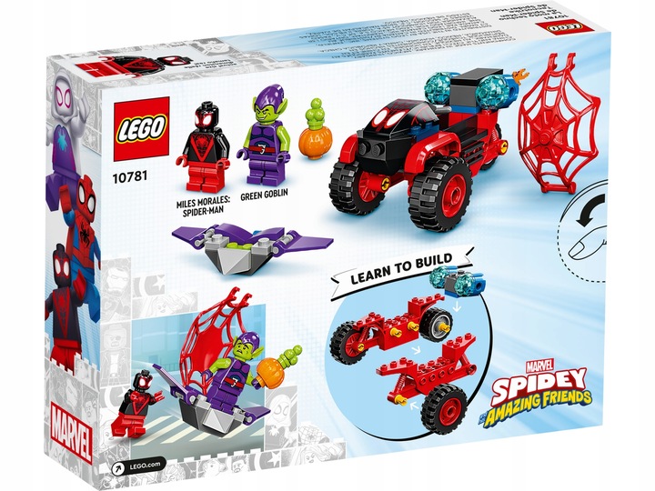LEGO MARVEL 10781 Technotrójkołowiec Spider-Mana