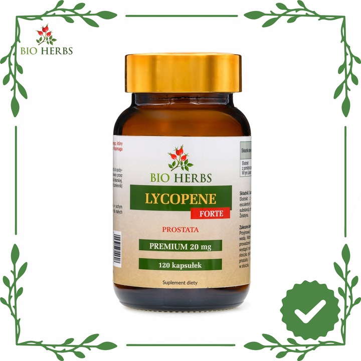 Likopen lycopene forte 20mg prostata serce 120szt antyoksydant moc