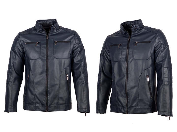 MĘSKA KURTKA SKÓRZANA GRANAT r.XXL REFREE A1406C-1