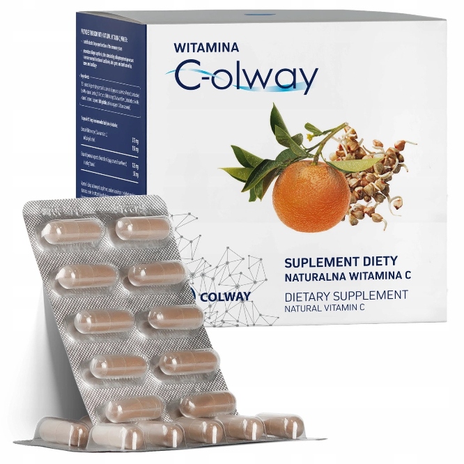 2x Witamina C C-olway COLWAY 100 kaps. - Suplement Diety Adelia