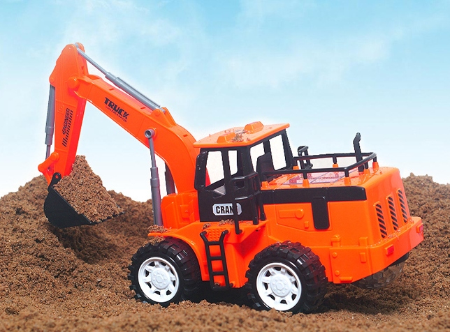 INTERAKTYWNA KOPARKA - NA BATERIE JEŹDZI ŚWIECI GRA