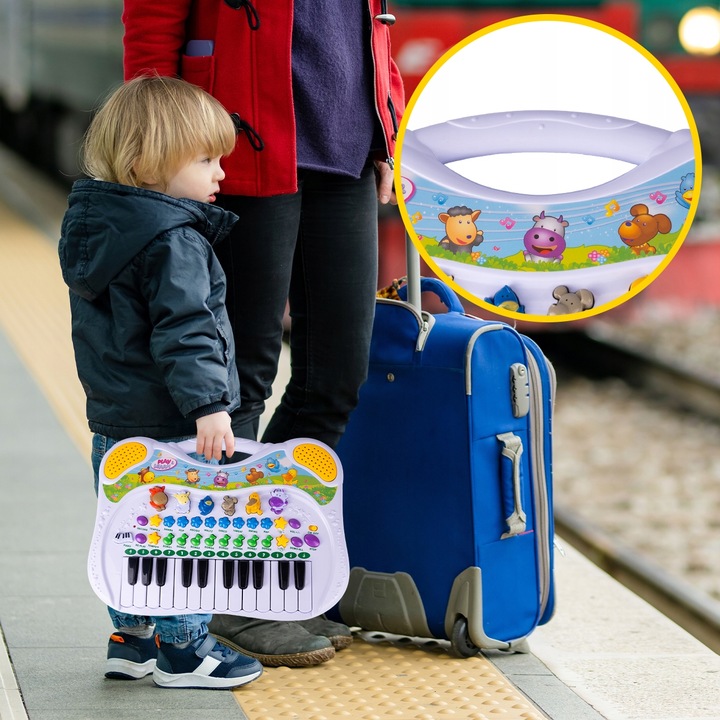 ORGANY PIANINKO ORGANKI DLA DZIECI EDUKACYJNE FARMA ODGŁOSY ZWIERZĄT