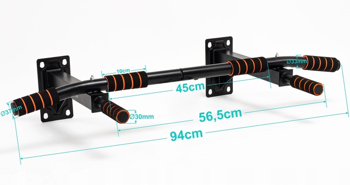 DRĄZEK DO PODCIĄGANIA MOCOWANY DO ŚCIANY WZMOCNIONY ŚCIENNY DO 250KG MOCNY