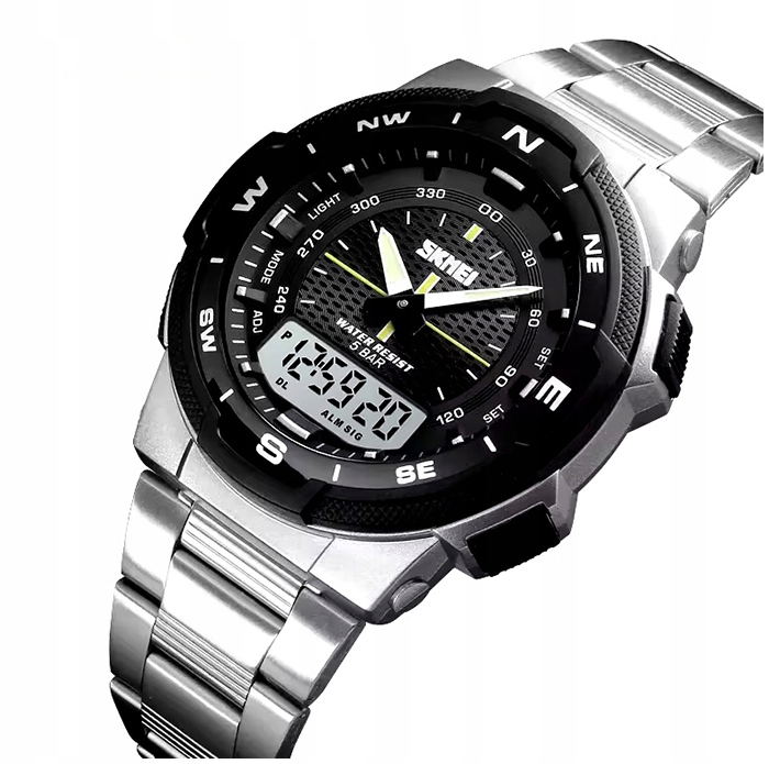 Zegarek męski SKMEI 1370 bransoleta elektroniczny