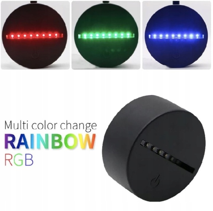 OZDOBA ŚWIĄTECZNA CHOINKA 3D LED KOLORY RGB PILOT