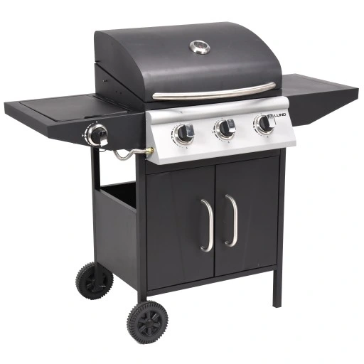 GRILL GAZOWY OGRODOWY 12,8 kW 4 PALNIKI PÓŁKI LUND