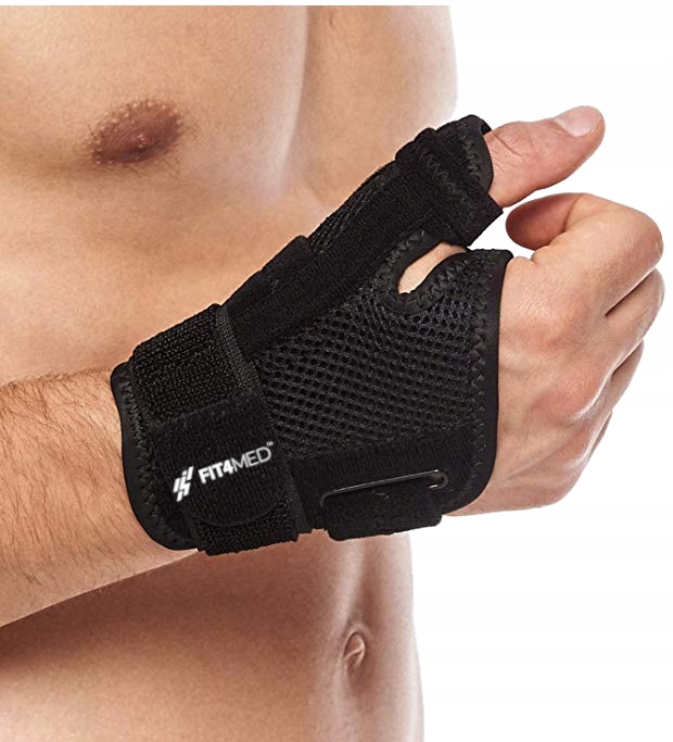 STABILIZATOR ORTEZA ZAPALENIE ŚCIĘGIEN KCIUKA NADGARSTKA DŁONI SZYNA UNIWER