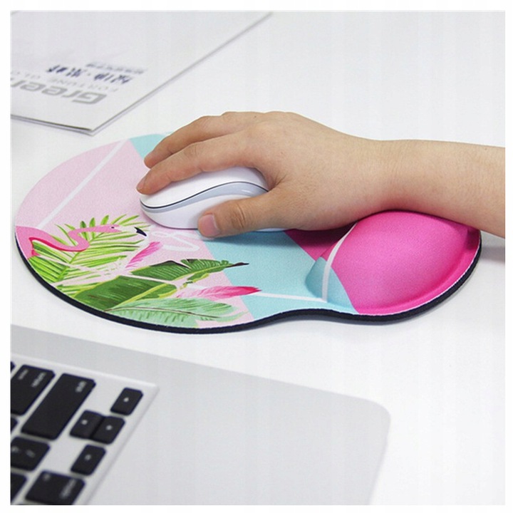 ŻELOWA PODKŁADKA POD MYSZ NADGARSTEK WYGODNA PRESENTY