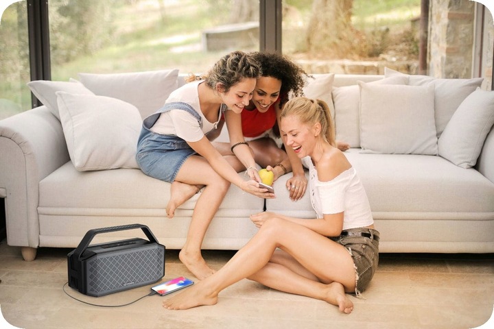 GŁOŚNIK BEZPRZEWODOWY BLUETOOTH IPX6 DUŻA MOC