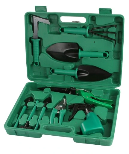 ZESTAW NARZĘDZI OGRODNICZYCH 10szt WALIZKA OGRÓD