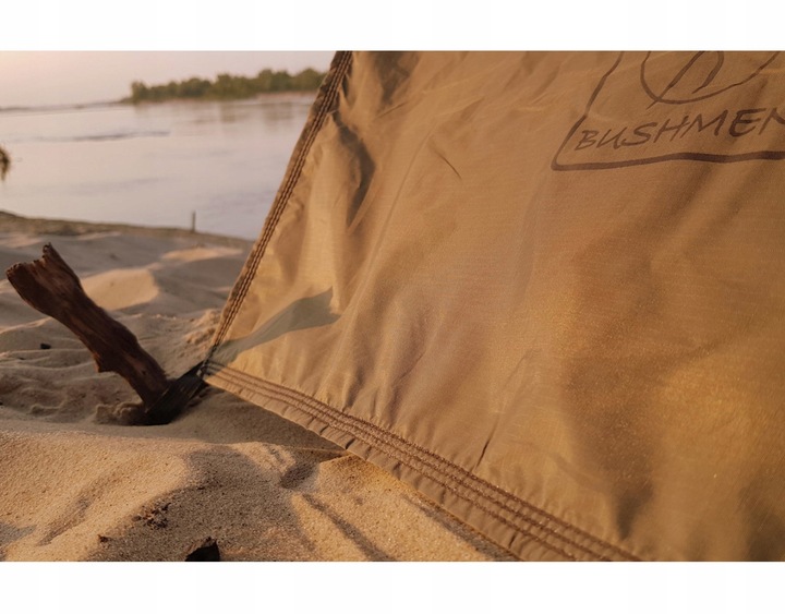 Płachta survivalowa Bushmen ThermoTarp 3x3m Tarp biwakowa do lasu IZOLOWANA