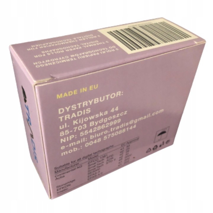 PAPIER TACHOGRAFU CYFROWEGO 20 OPAK. = 60 rolek