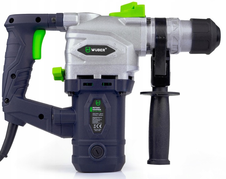 WIERTARKA MŁOTOWIERTARKA MŁOT UDAROWY MOCNA SDS+ WIERTŁA SZPICAK PRZECINAK