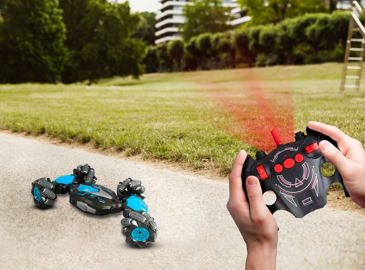 SAMOCHÓD ZDALNIE STEROWANY RC RĘKĄ GESTAMI PILOT AUTO PODŚWIETLENIE LED 4x4