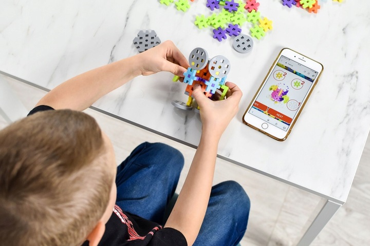 KLOCKI KONSTRUKCYJNE WAFLE MELI Basic Constructor 400 EL MINI GOFRY PUZZLE