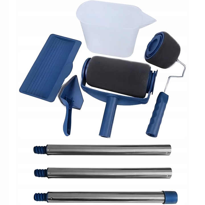 WAŁEK DO MALOWANIA SCIAN NIEKAPIĄCY UNIWERSALNY WAŁKI ZESTAW 5w1