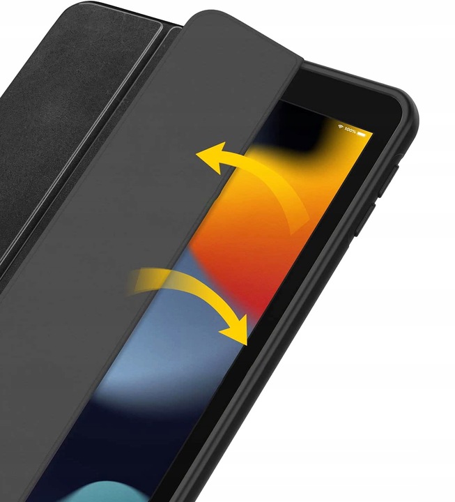 ETUI POKROWIEC DO APPLE IPAD 10.2 GEN 9 2021 CZARNY