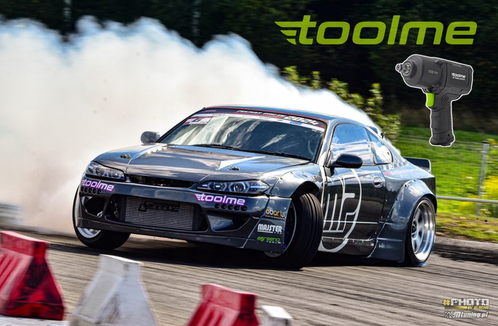 UDAROWY klucz pneumatyczny 1650Nm TOOLME kompozytowy do kół Z UDAREM 1/2 "