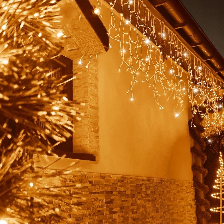 SOPLE FLASH 300 LED ZEWNĘTRZNE BIAŁE CIEPŁE lampki z zimnym Flashem