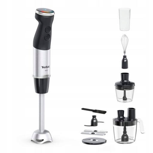 Blender ręczny Tefal Quickchef+ HB67G830 1000 W 4w1 Ostrza Powelix