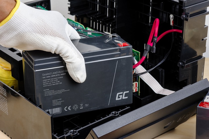 Green Cell Akumulator AGM 12V 10AH VRLA do UPS Roweru Autka Pojazdu Zabawki