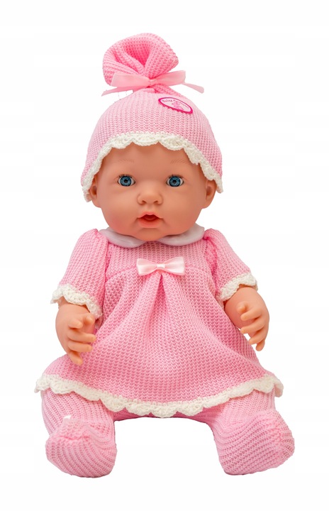 Lalka bobas z zestawem akcesoriów - pije i siusia