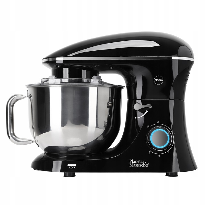 ROBOT KUCHENNY PLANETARNY MIKSER Z MISĄ 6,2L Eldom WRK2000 czarny